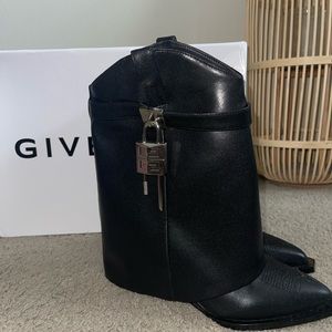Givenchy shark lock boots